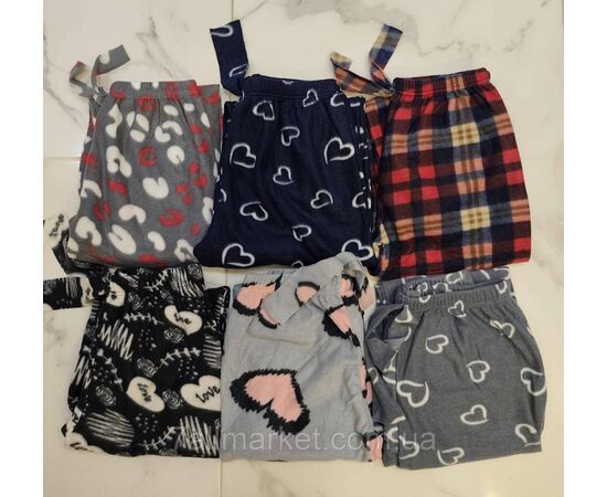 Штани жіночі домашні флісові р-ри M-3XL (6 кв) "MODY" недорого від прямого постачальника, зображення 7