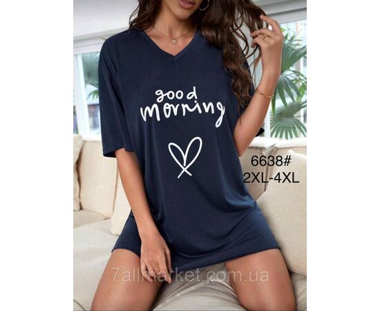 Фотография Туника женская молодёжная р-ры 2XL-4XL "FLOWER" купить недорого от прямого поставщика, изображение 2