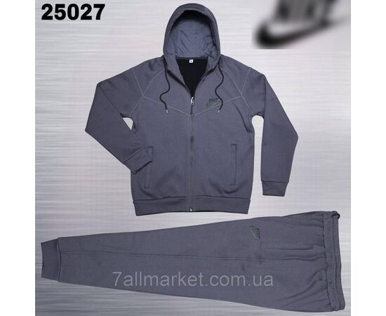 Спортивний чоловічий костюм на фліс велюрі Найк розміри M-3XL (35в) "REMAIN" купити недорого від прямого постачальника, зображення 2