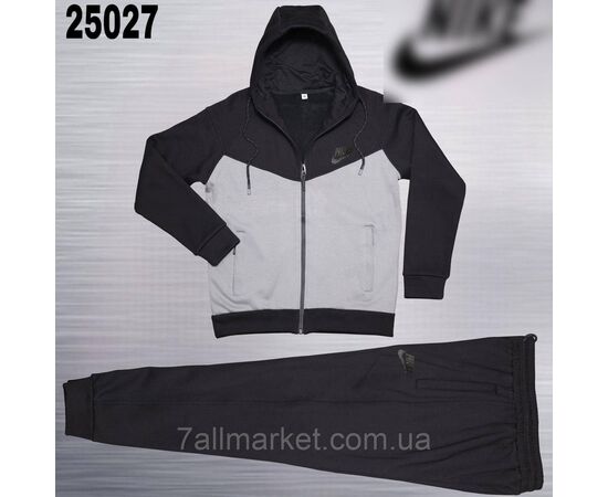 Спортивний чоловічий костюм на фліс велюрі Найк розміри M-3XL (35в) "REMAIN" купити недорого від прямого постачальника, зображення 4