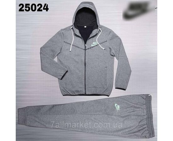 Спортивний чоловічий костюм на фліс велюрі Найк розміри M-3XL (5 кв) "REMAIN" купити недорого від прямого постачальника, зображення 2