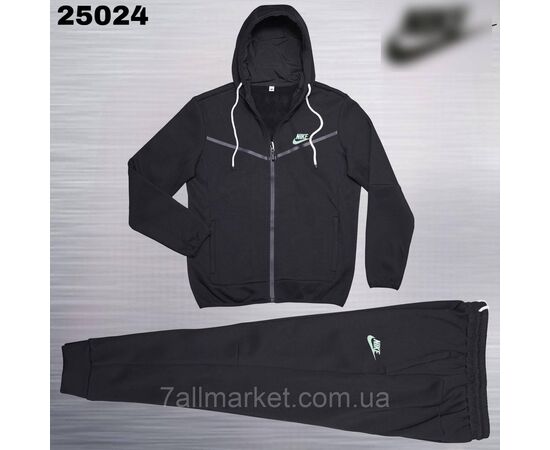 Спортивний чоловічий костюм на фліс велюрі Найк розміри M-3XL (5 кв) "REMAIN" купити недорого від прямого постачальника, зображення 3