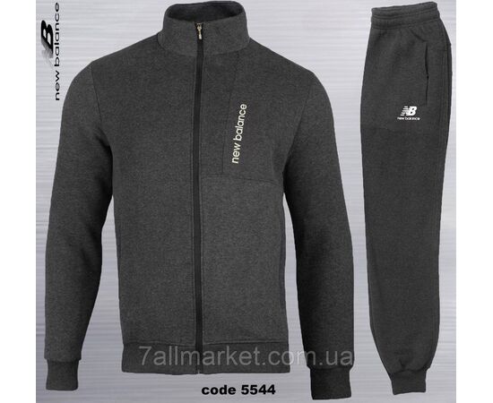 Спортивний чоловічий костюм на флісі NEW BALANCE розміри S-2XL (4кв) "REMAIN" недорого від прямого постачальника, зображення 3