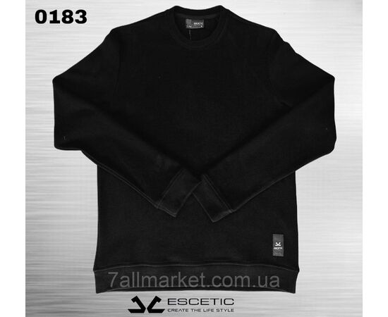 Фотография Свитшот мужской молодежный трикотажный ESCETIC р-ры M-3XL (3цв) "REMAIN" недорого от прямого поставщика, изображение 2