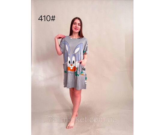 Туніка жіноча молодіжна р-р універсал (2 кв) "FLOWER" купити недорого від прямого постачальника, зображення 2