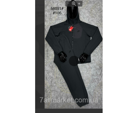 Фотография Спортивный костюм мужской на манжете размеры M-3XL(3цв)"PROSTOMEN" недорого от прямого поставщика, изображение 3