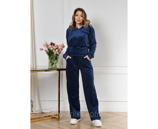 Спортивний костюм жіночий велюр норма 44,46,48,50 (9кв) "NOWEMBER" недорого від прямого постачальника, зображення 4