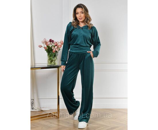 Спортивний костюм жіночий велюр норма 44,46,48,50 (9кв) "NOWEMBER" недорого від прямого постачальника, зображення 7