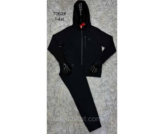 Спортивний костюм чоловічий на манжеті розміри L-4XL (3 кв) "PROSTOMEN" недорого від прямого постачальника, зображення 3