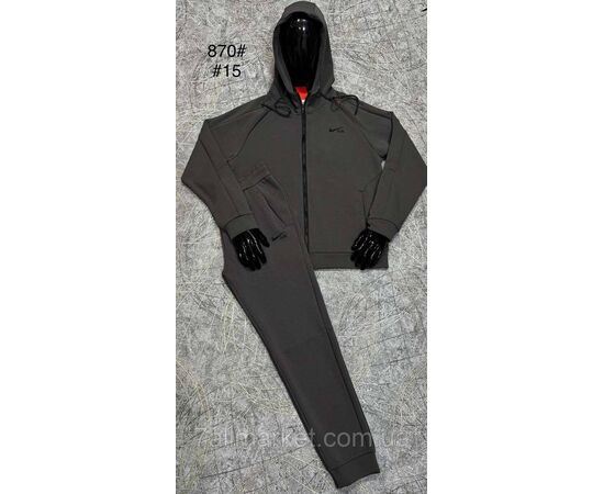 Фотография Спортивный костюм мужской на манжете/полу-батал размеры 3XL-7XL(3цв)"PROSTOMEN" недорого от прямого поставщика, изображение 2