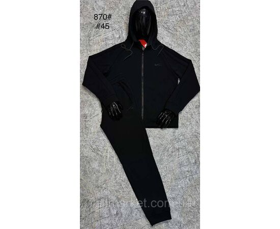 Фотография Спортивный костюм мужской на манжете/полу-батал размеры 3XL-7XL(3цв)"PROSTOMEN" недорого от прямого поставщика, изображение 3