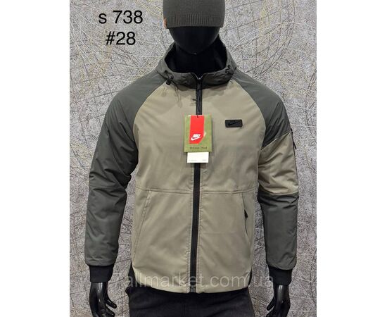 Куртка чоловіча демісезонна/двостороння розміри L-4XL (5 кв) "PROSTOMEN" недорого від прямого постачальника, зображення 5