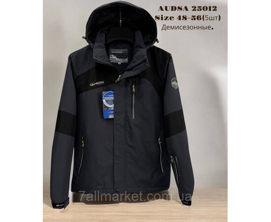 Куртка чоловіча демісезонна з капюшоном р-ри 48-56 (5кол) "SKAY" недорого від прямого постачальника, зображення 4