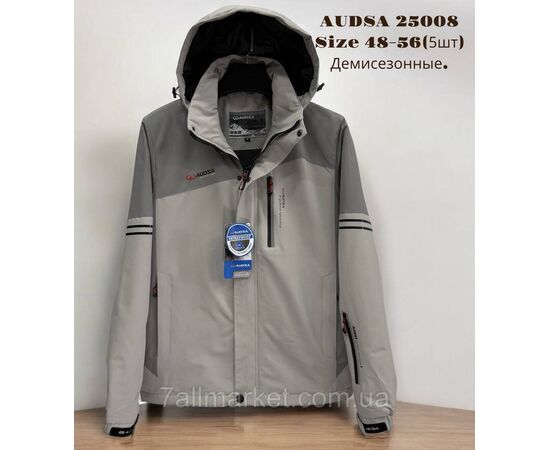 Куртка чоловіча демісезонна з капюшоном р-ри 48-56 (5кол) "SKAY" недорого від прямого постачальника, зображення 3