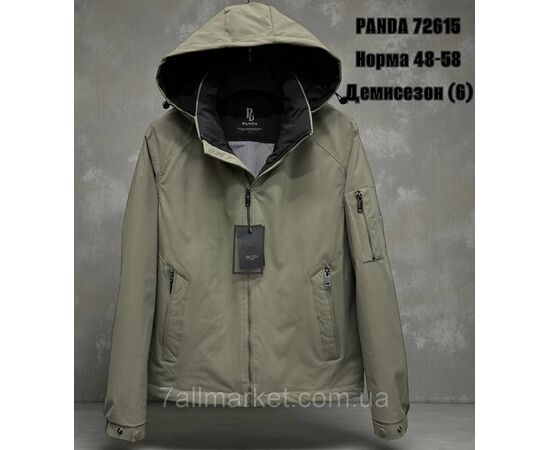 Куртка чоловіча демісезонна з капюшоном р-ри 48-58 (4кол) "SKAY" недорого від прямого постачальника, зображення 2