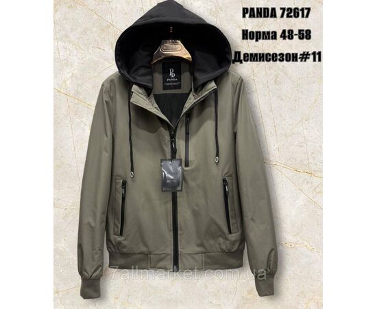 Куртка чоловіча демісезонна з капюшоном р-ри 48-58 (5кол) "SKAY" недорого від прямого постачальника, зображення 2