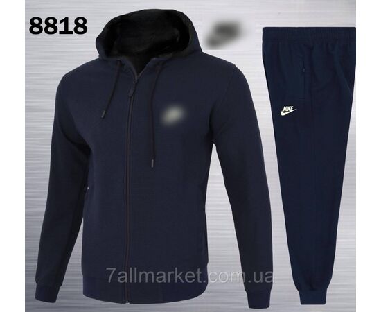 Спортивний чоловічий костюм на блискавці Найк розміри S-2XL (3 кв) "REMAIN" недорого від прямого постачальника, зображення 3