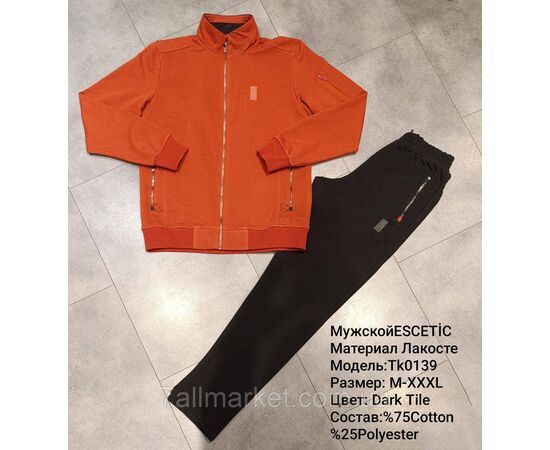 Спортивний чоловічий костюм лакосту ESCETIC розміри M-3XL (3кв) "REMAIN" купити недорого від прямого постачальника, зображення 2