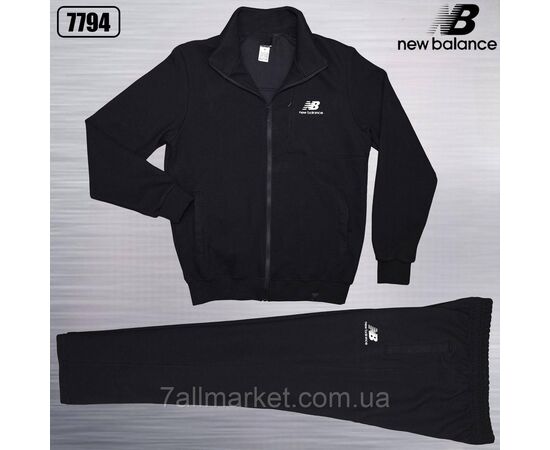 Фотография Спортивный мужской костюм на молнии NEW BALANCE размеры  M-3XL (2цв) "REMAIN" купить недорого от прямого поставщика, изображение 2