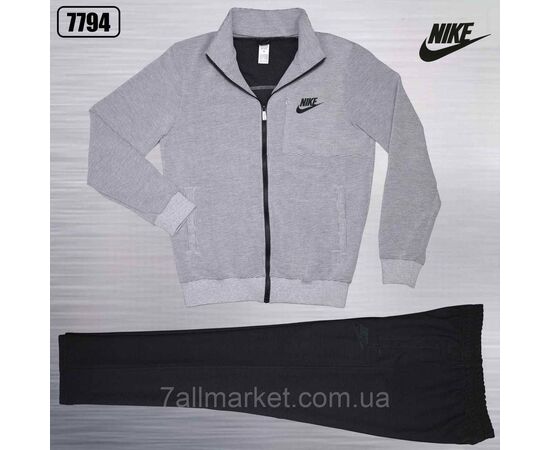 Фотография Спортивный мужской костюм на молнии Найк размеры  M-3XL (2цв) "REMAIN" купить недорого от прямого поставщика, изображение 2