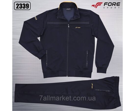 Фотография Спортивный мужской костюм на молнии FORE размеры  XL-3XL (6цв)  "REMAIN" купить недорого от прямого поставщика, изображение 3
