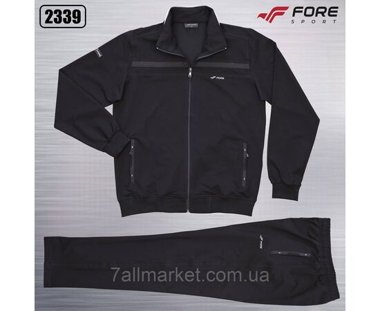 Фотография Спортивный мужской костюм на молнии FORE размеры  XL-3XL (6цв)  "REMAIN" купить недорого от прямого поставщика, изображение 6