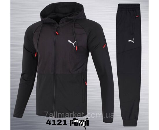 Фотография Спортивный мужской костюм на байке Пума размеры  M-3XL (6цв) "REMAIN" купить недорого от прямого поставщика, изображение 3