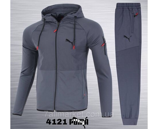 Фотография Спортивный мужской костюм на байке Пума размеры  M-3XL (6цв) "REMAIN" купить недорого от прямого поставщика, изображение 5