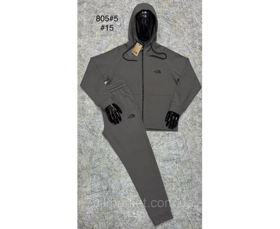 Фотография Спортивный костюм мужской/манжет полу-батал размеры 3XL-7XL(6цв)"PROSTOMEN" недорого от прямого поставщика, изображение 4