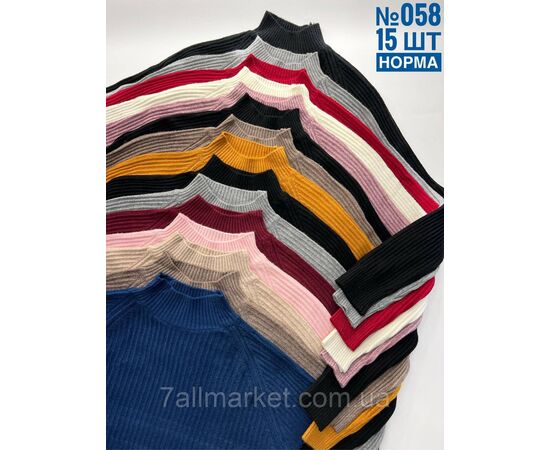 ЖІНОЧІ ГОЛЬФИ БАТАЛЬНИЙ УНІВЕРСАЛЬНИЙ РОЗМІР 50-56 "PARTNERS" недорого від прямого постачальника, зображення 3