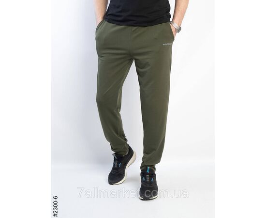 Фотография Спортивные брюки мужские на манжете двунитка батал 50,52,54,56,58 (5цв) "NOWEMBER", изображение 3