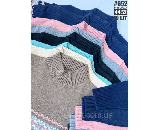 Жіночий гольф з коміром стійка універального розміру 44-52 "PARTNERS" недорого від прямого постачальника, зображення 3