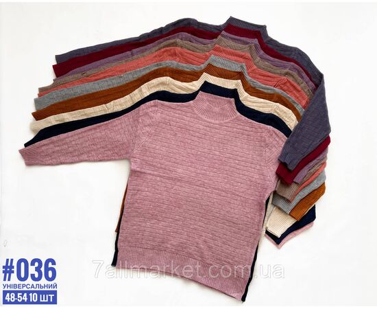 Жіночий гольф  універального розміру 48-54 "PARTNERS" недорого від прямого постачальника, зображення 2