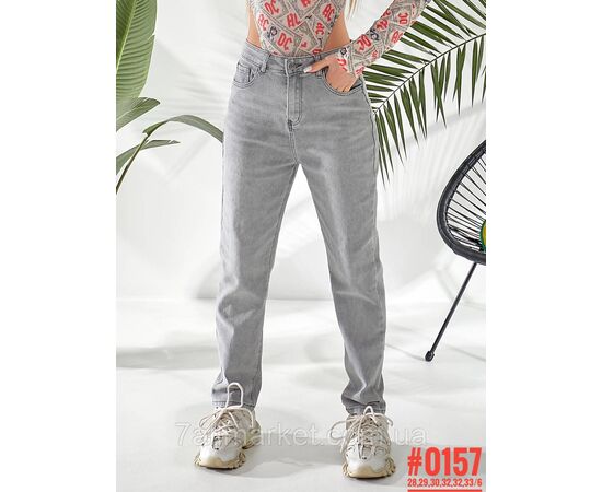 Жіночі джинси Mom Jeans розмірний ряд 28,29,30,31,32,33 "PARTNERS" недорого від прямого постачальника, зображення 3