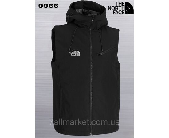 Фотография Жилетка демисезонная мужская  Норт Фейс с капюшоном размеры 46-54 (2цв)  "REMAIN" купить недорого от прямого поставщика, изображение 2