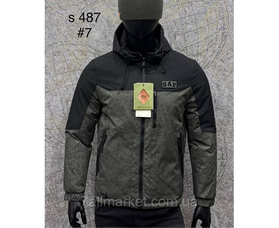 Фотография Куртка мужская демисезонная/двухсторонняя размеры L-4XL(2цв)"PROSTOMEN" недорого от прямого поставщика, изображение 3