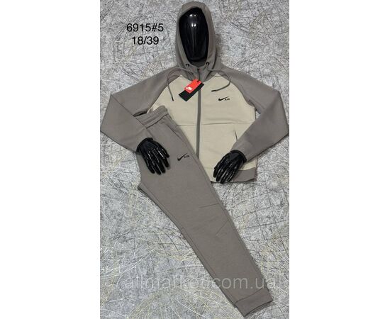 Спортивний костюм чоловічий на манжеті розміри L-4XL (3 кв) "PROSTOMEN" недорого від прямого постачальника, зображення 2