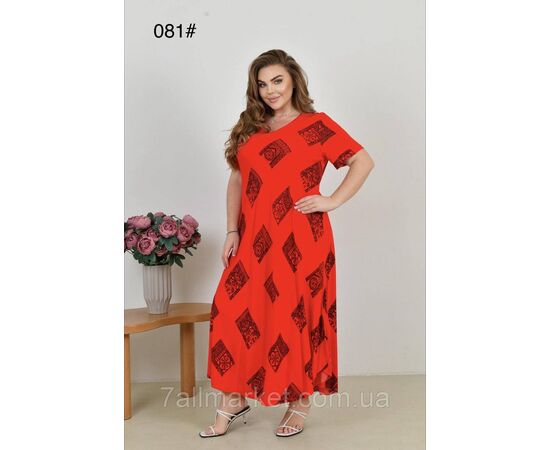 Плаття жіноче домашнє р-ри 58-62 (мікс) "FLOWER" купити недорого від прямого постачальника, зображення 2