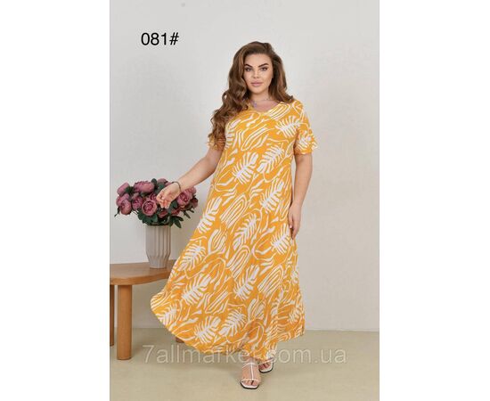 Плаття жіноче домашнє р-ри 58-62 (мікс) "FLOWER" купити недорого від прямого постачальника, зображення 3