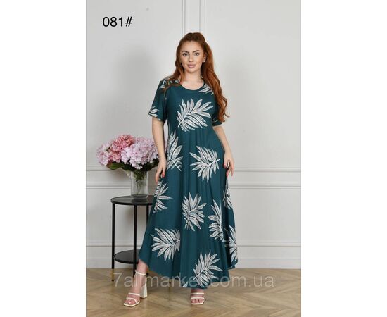 Плаття жіноче домашнє р-ри 58-62 (мікс) "FLOWER" купити недорого від прямого постачальника, зображення 3