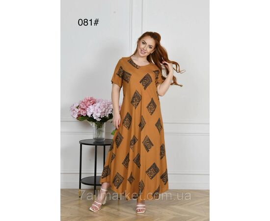 Плаття жіноче домашнє р-ри 58-62 (мікс) "FLOWER" купити недорого від прямого постачальника, зображення 2