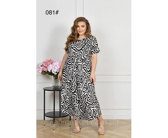 Плаття жіноче домашнє р-ри 58-62 (мікс) "FLOWER" купити недорого від прямого постачальника, зображення 3