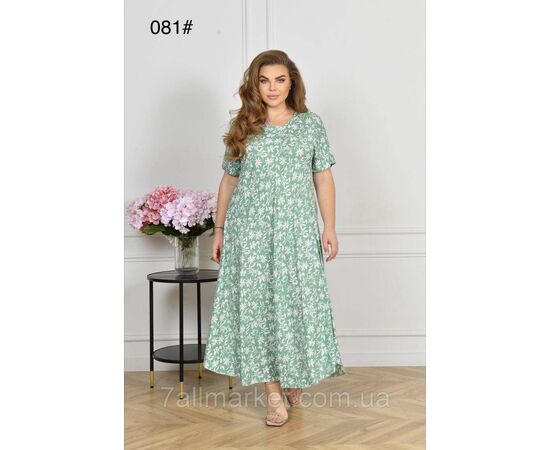 Плаття жіноче домашнє р-ри 58-62 (мікс) "FLOWER" купити недорого від прямого постачальника, зображення 4