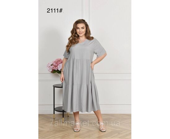 Плаття жіноче домашнє р-ри 60-64 (мікс) "FLOWER" купити недорого від прямого постачальника, зображення 2