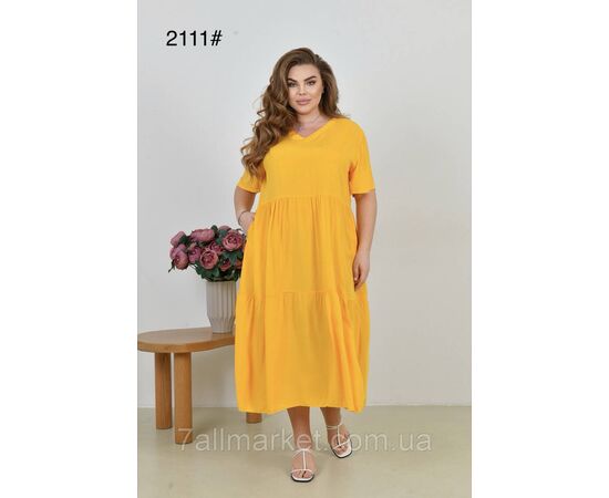 Плаття жіноче домашнє р-ри 60-64 (мікс) "FLOWER" купити недорого від прямого постачальника, зображення 5