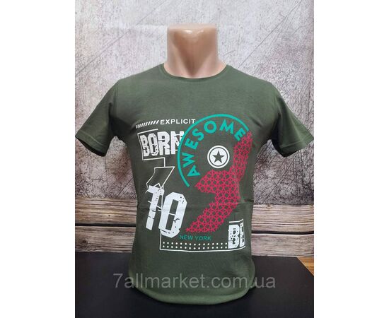 Футболка чоловіча з написами р.S-2XL (8 кв) "MODY" недорого гуртом від прямого постачальника, зображення 6