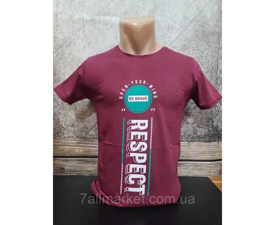 Футболка чоловіча з написами р.S-2XL (5 кв) "MODY" недорого гуртом від прямого постачальника, зображення 5