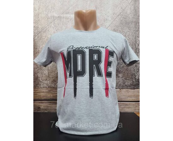 Футболка чоловіча з написами р.S-2XL (5 кв) "MODY" недорого гуртом від прямого постачальника, зображення 4
