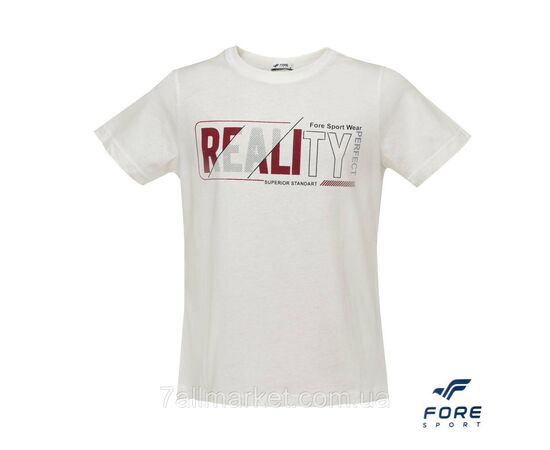 Футболка чоловіча молодіжна з написом р-ри M-3XL (4кв) "REMAIN" недорого гуртом від прямого постачальника, зображення 2