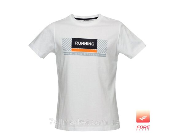 Футболка чоловіча молодіжна з написом р-ри M-3XL (3кв) "REMAIN" недорого гуртом від прямого постачальника, зображення 3